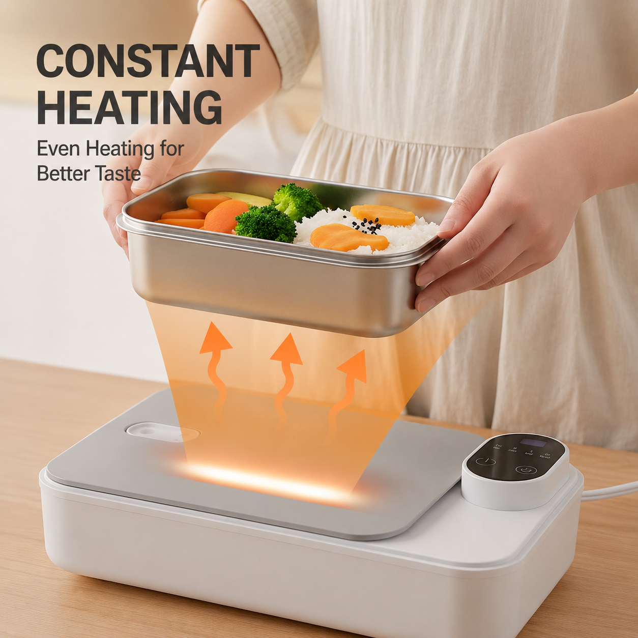 Self-Heating Lunch Box