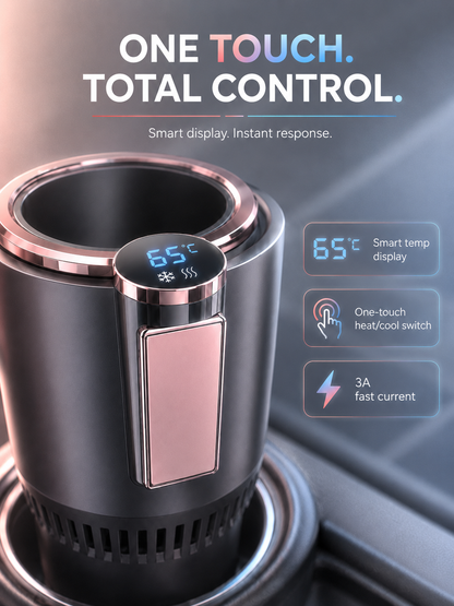 ThermoDrive™ 2-in-1 Heating & Cooling Cup Holder