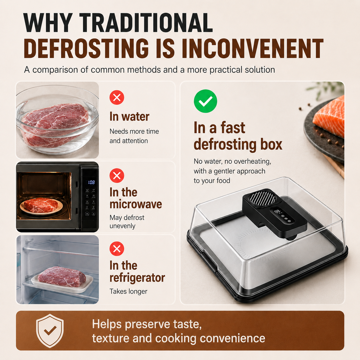 QuickThaw™ Defrosting Plate