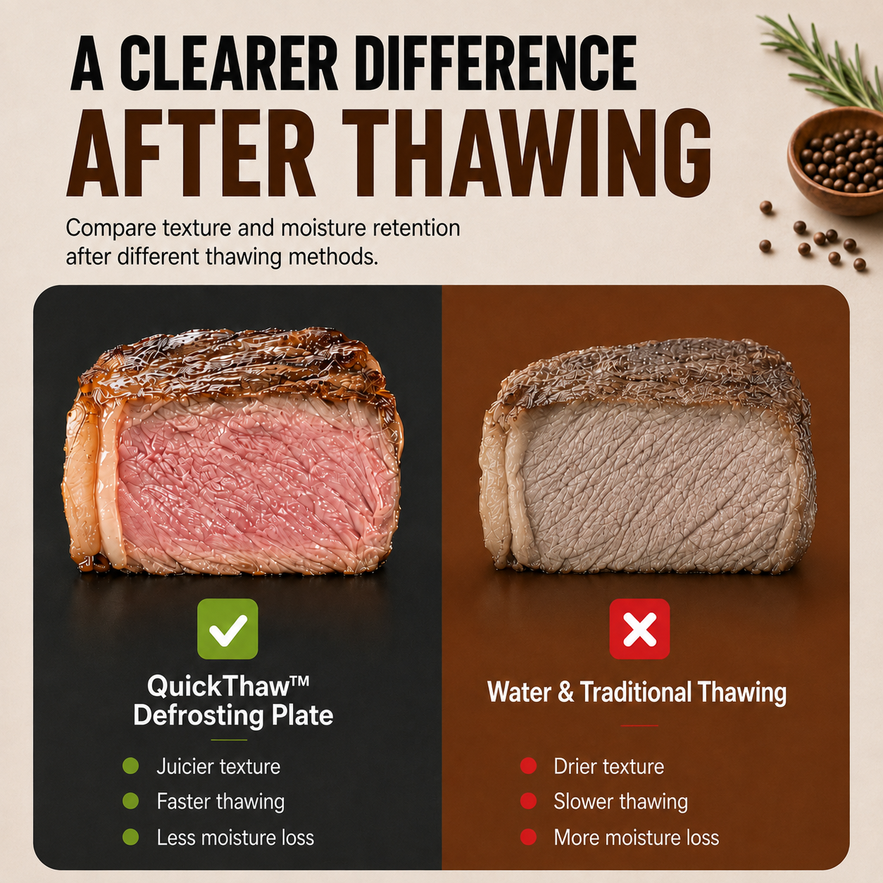 QuickThaw™ Defrosting Plate