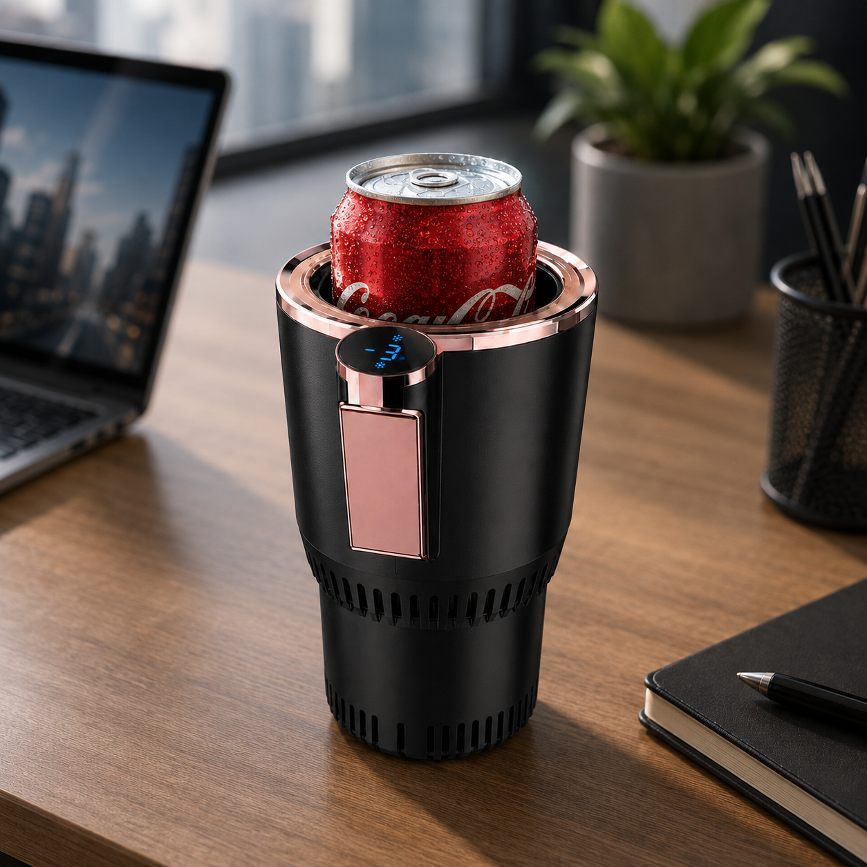 ThermoDrive™ 2-in-1 Heating & Cooling Cup Holder